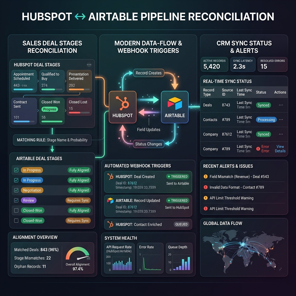 Eliminating Data Silos: Building a Deep HubSpot to Airtable Bi-Directional Sync